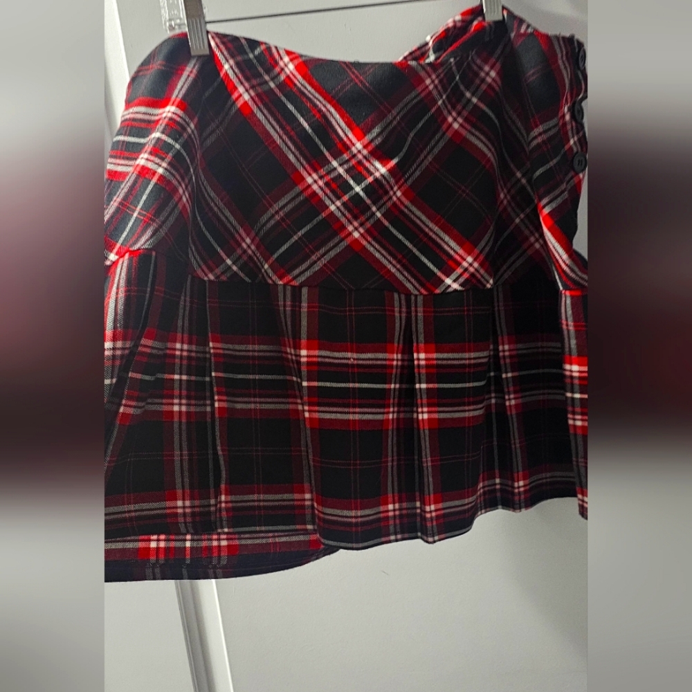 Levis 725 Plaid Tartan plus size 3x skirt